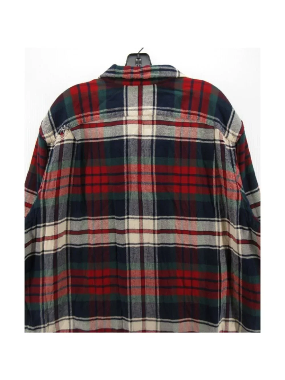 Polo Ralph Lauren Shirt XXL Flannel Loop Collar Plaid Classic Heritage